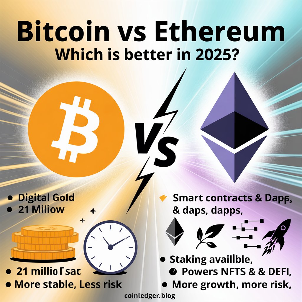 Bitcoin vs Ethereum Which is Better